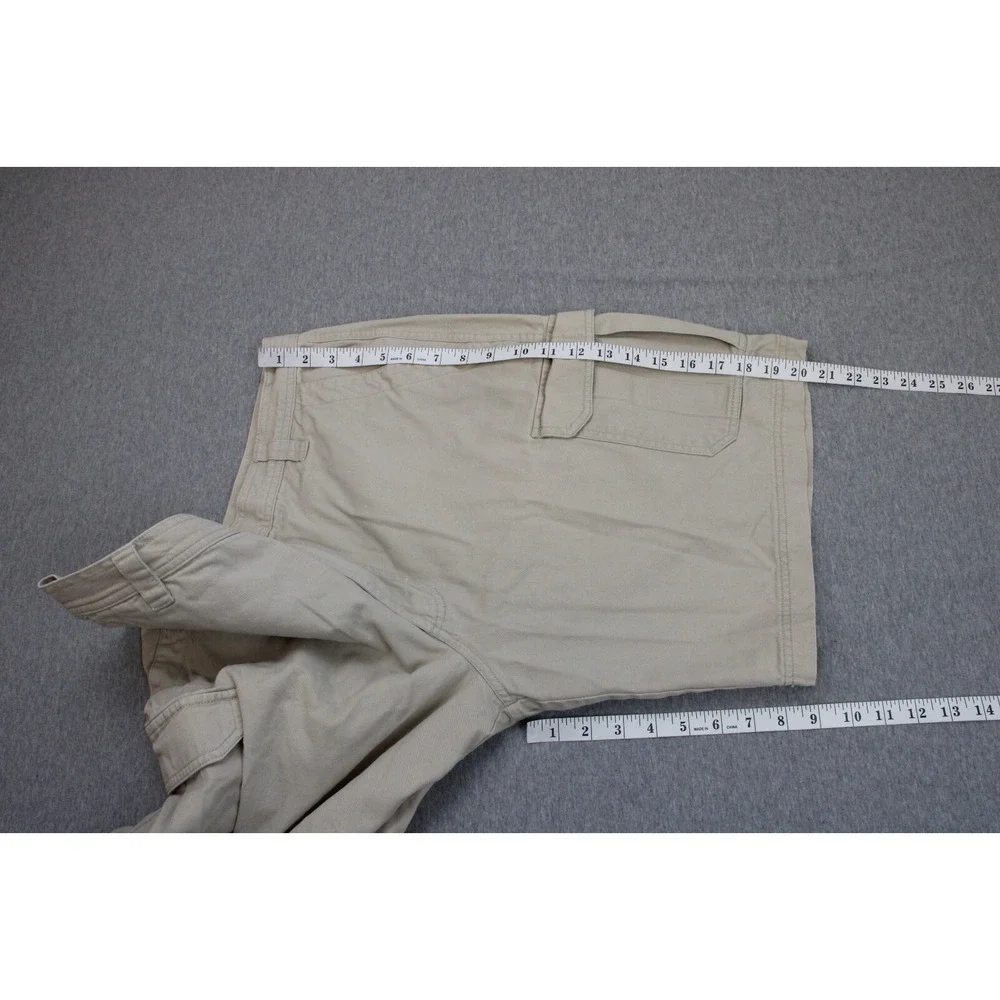 Columbia Shorts Mens 36 Beige 100%‎ Cotton Cargo Omni-Shade 10